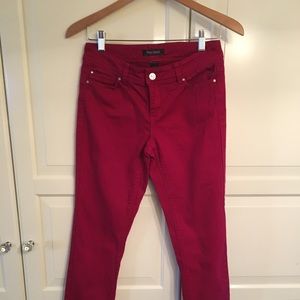 White House Black Market Red Jeans